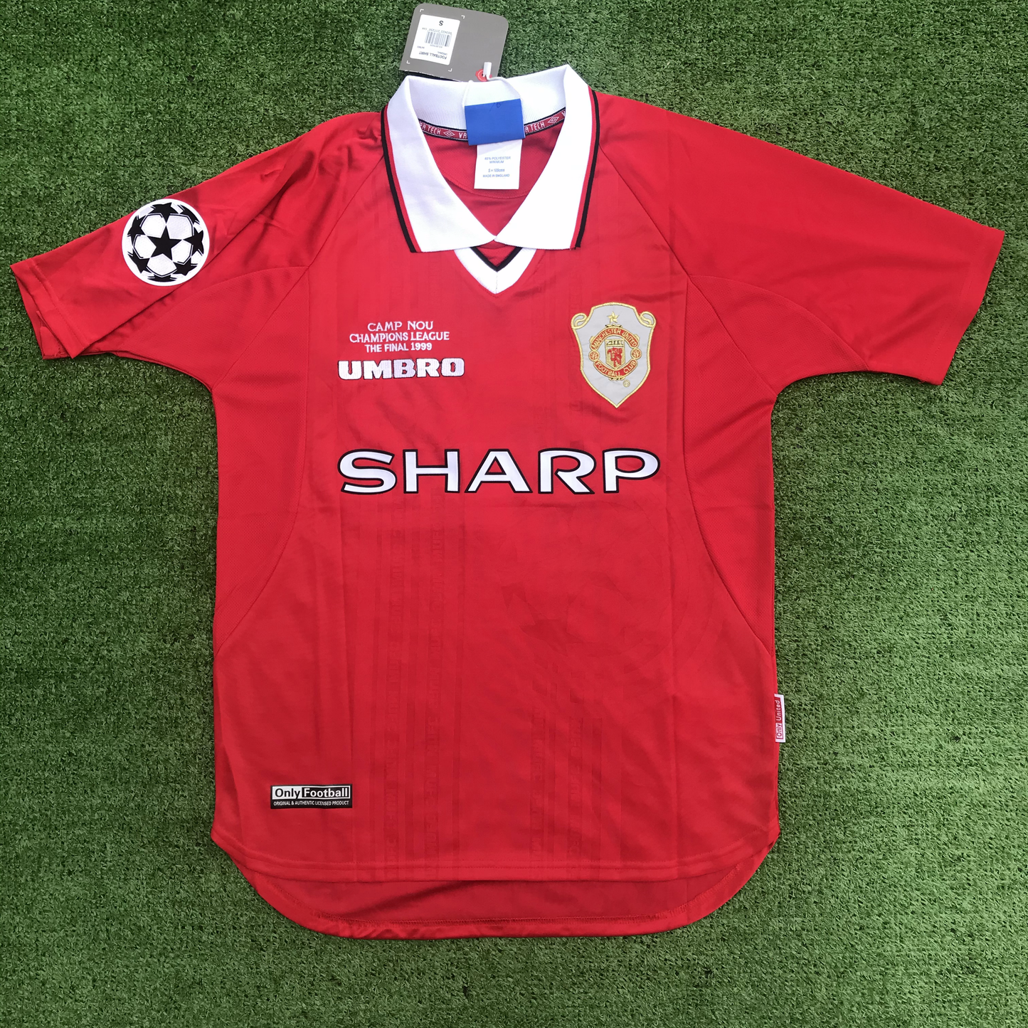 Retro Manchester United Champions League Final 1999 Home