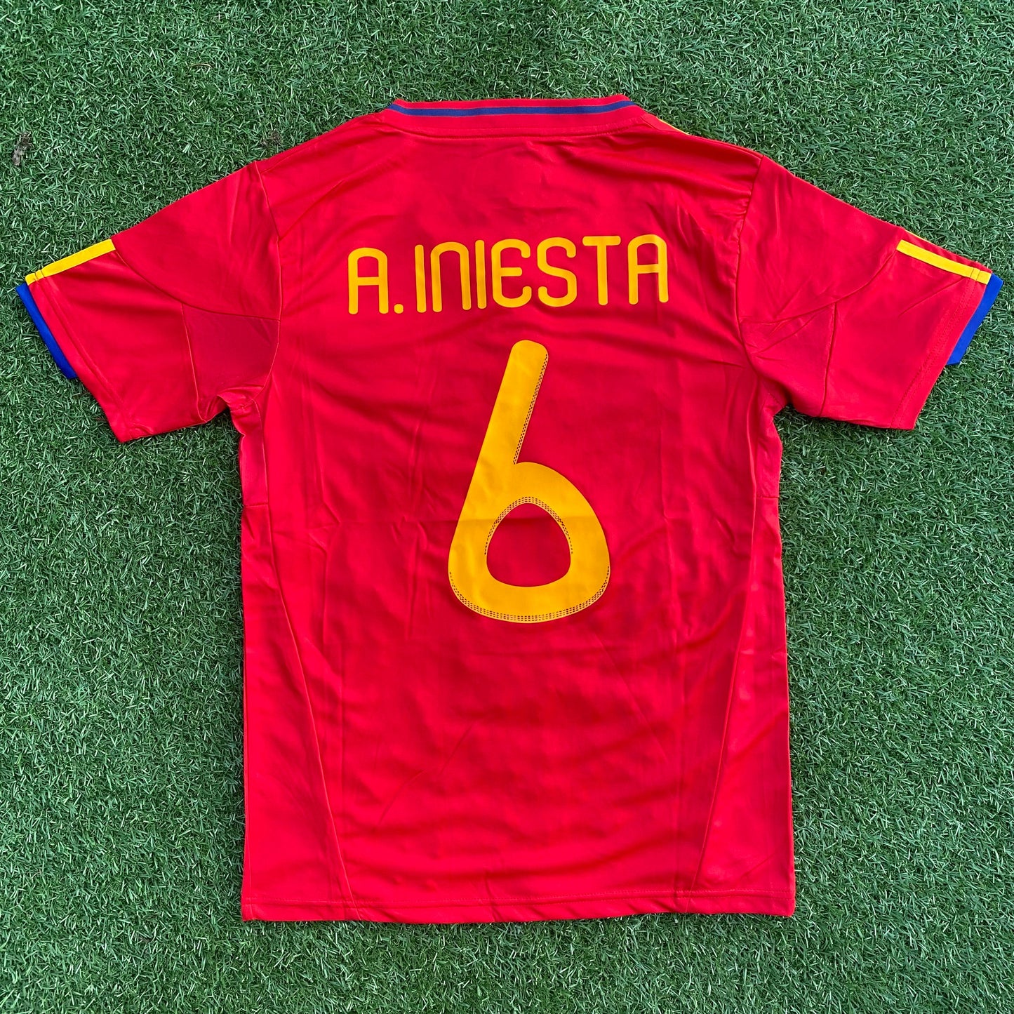 Retro Spain 2010 World Cup Final Home